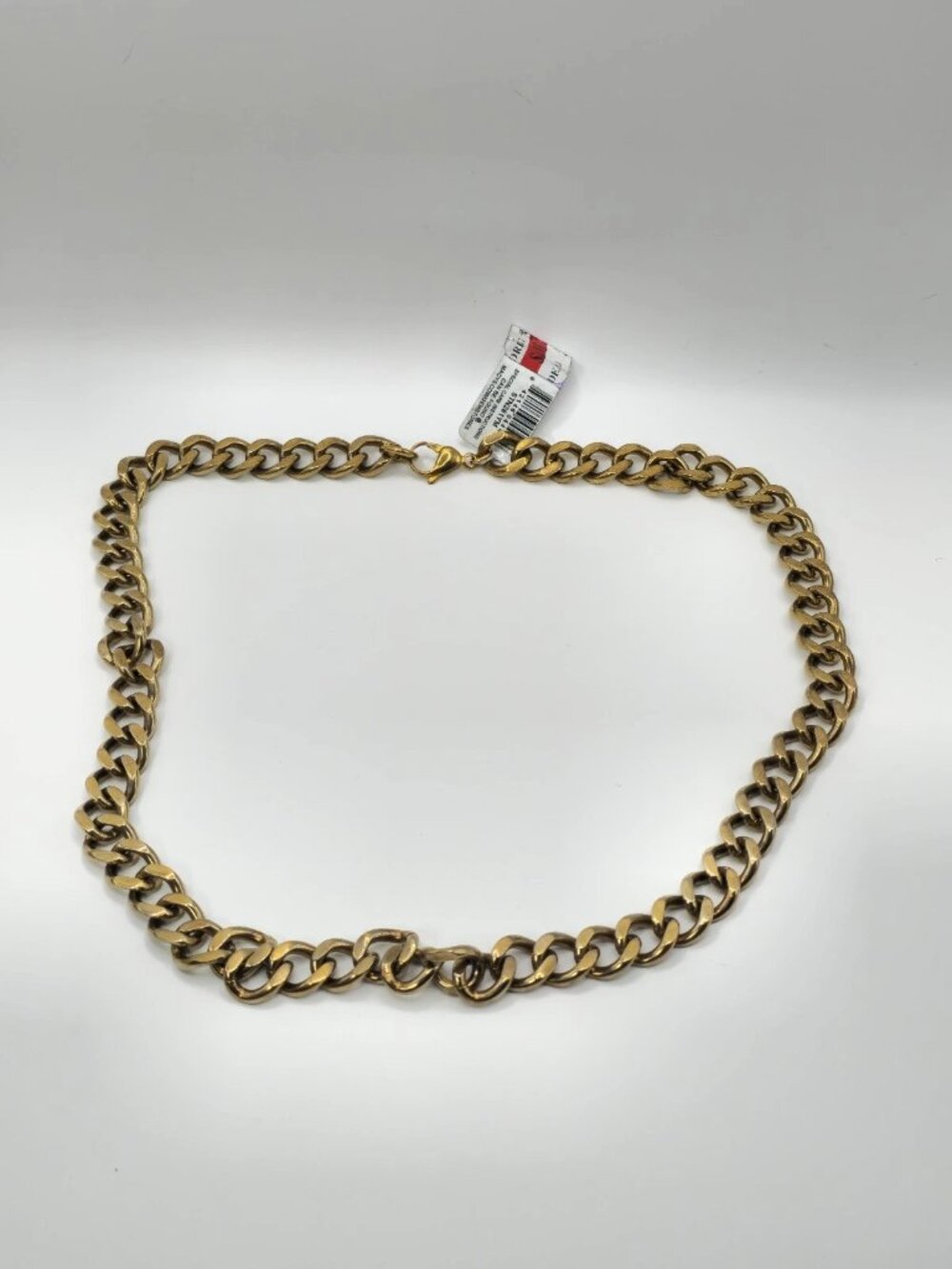 Macy's 18K Gold-Plated Sterling Silver Curb Link Chain Necklace 24 in
